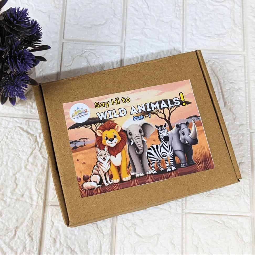 📚 Say Hi to Wild Animals – Pack 1