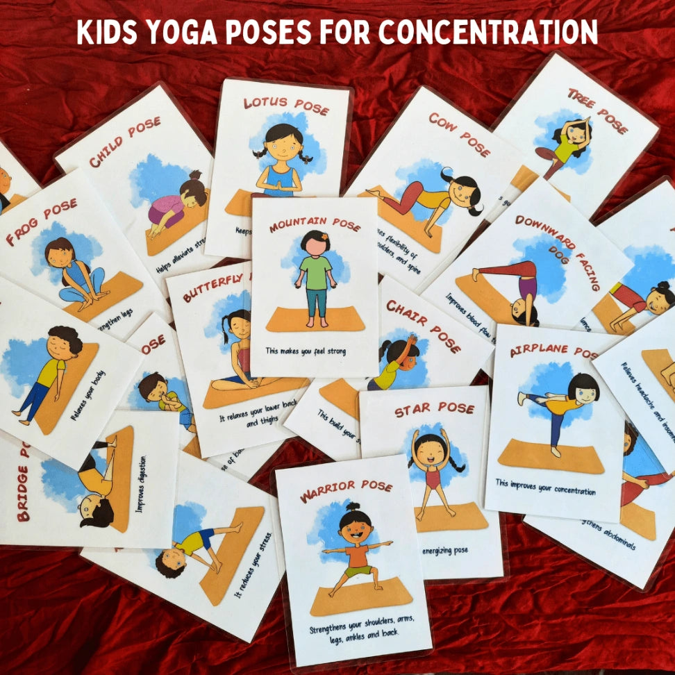 Yoga pose cards