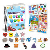 Montessori Quiet Book for Toddlers | 15-in-1 Reusable Busy Book | Ages 1–4