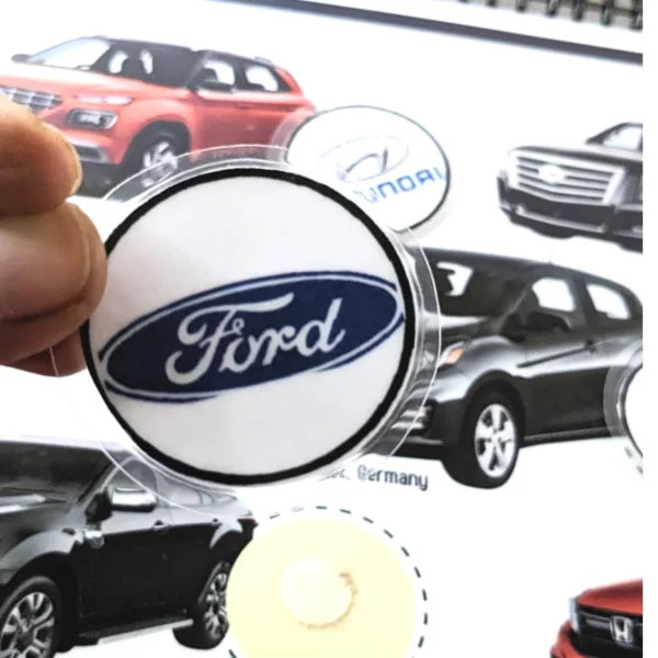 Car brand recognition busy book for young kids