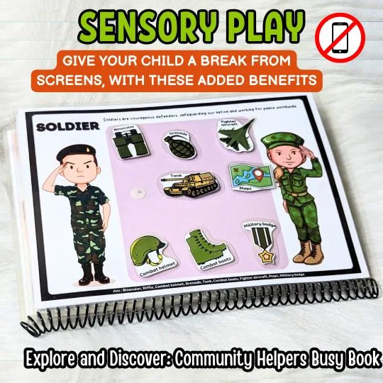 profession matching book for preschoolers