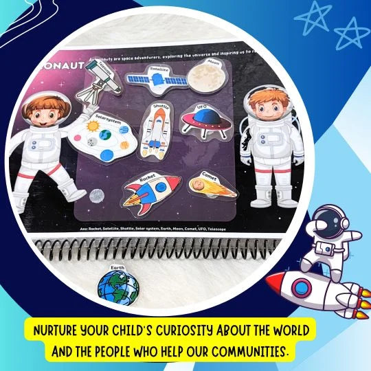  community helpers busy book for kids