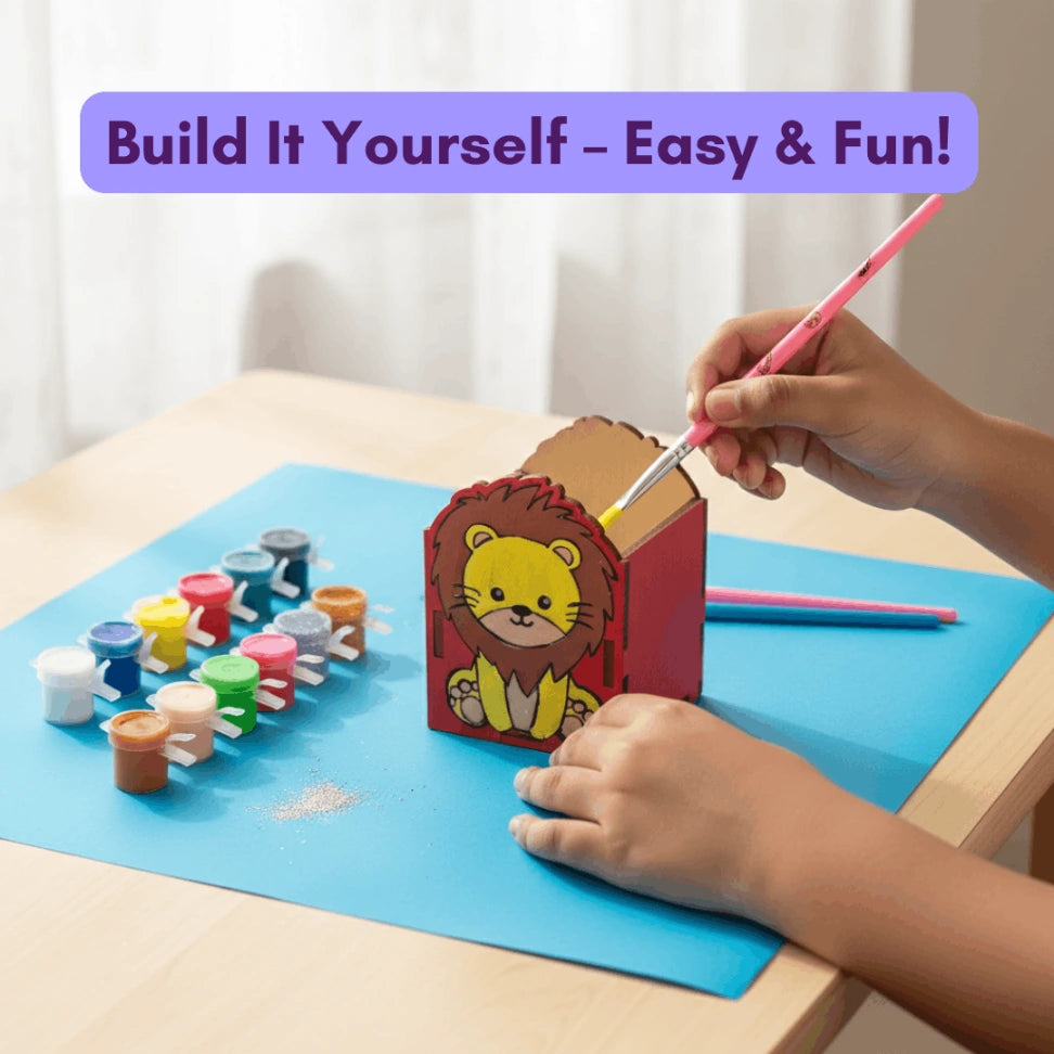creative MDF craft activity for children