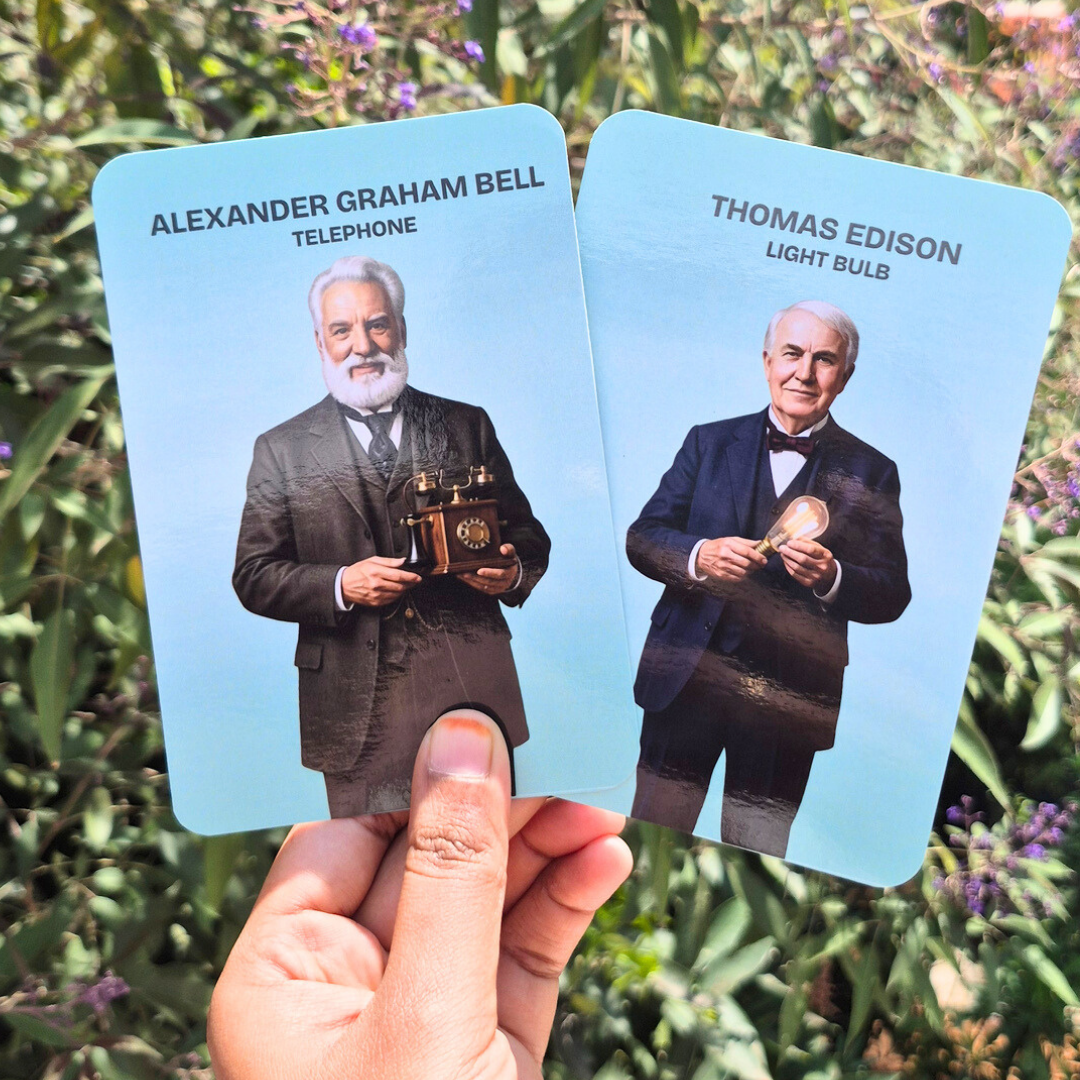 inventors for kids learning cards