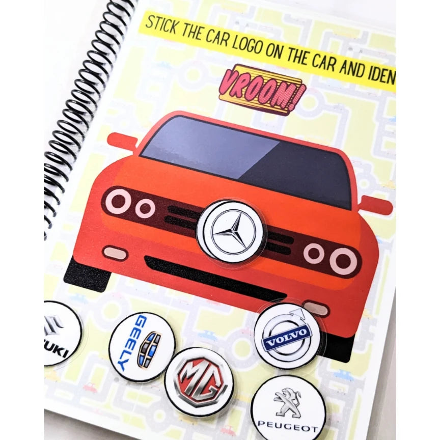 car brand busy book for toddlers