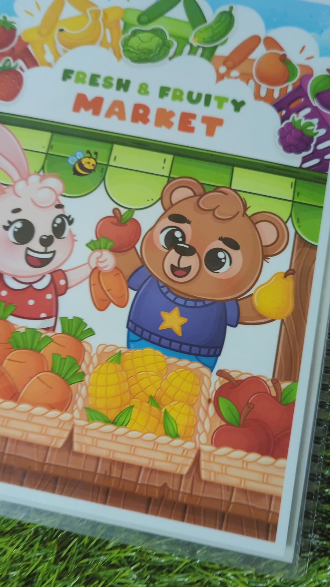 Supermarket Busy Book, Shopping Grocery Game