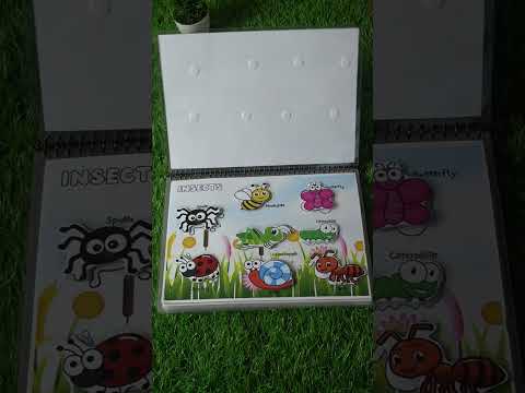 Animal Busy Book for Toddlers | 10 Reusable Animal Learning Activities | Montessori-Inspired Educational Book for Kids 2+