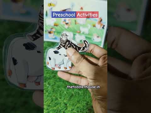 Preschool activities – A busy book for kids