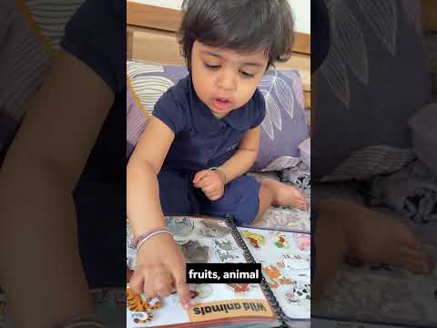 My First 200 Words Busy Book for Toddlers | Montessori Preschool Learning Binder (Age 1–4)