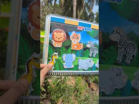 Interactive Learning Activity Book for 1-4 Year Olds
