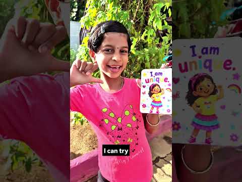 Screen-free affirmation activity for children