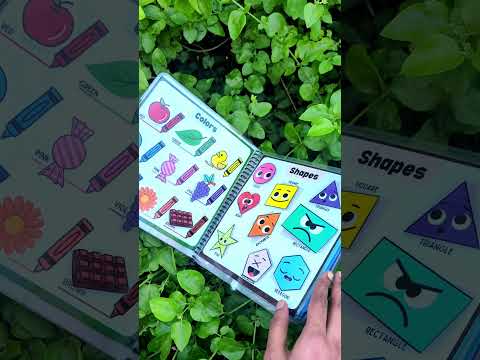 My First 200 Words Busy Book for Toddlers | Montessori Preschool Learning Binder (Age 1–4)