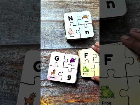 alphabet puzzle for nursery children