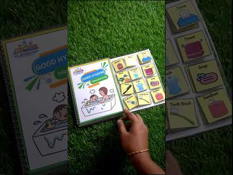 Good Hygiene Busy Book for Toddlers (2+ Years) | Interactive Montessori Learning Activity Book