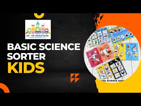 Fun science sorter for preschoolers