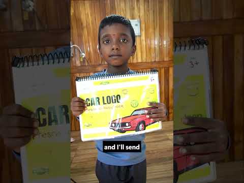 Car Logo Busy Book for Kids | 50 Car Brand Logo Matching Velcro Activity Book