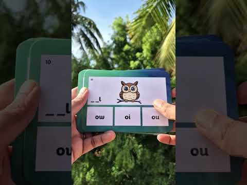 Diphthongs Activity Cards