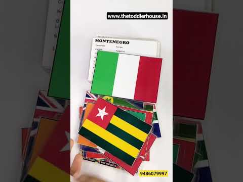 World Flags Flash cards