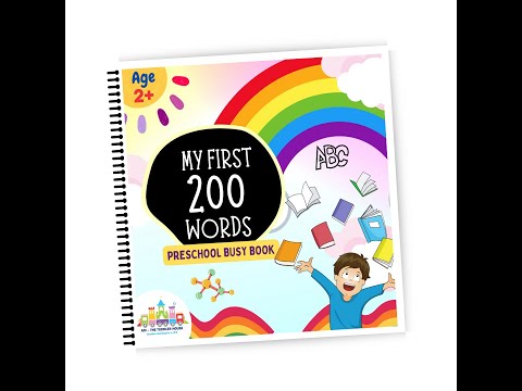 My First 200 words Preschool busy book