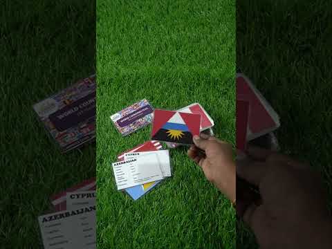 World Flags Flash Cards for Kids | 195 Countries, Capitals, Languages, Currencies & Landmarks | Geography Learning Cards