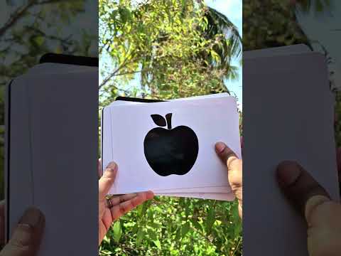Newborn High-Contrast Fruit Flashcards