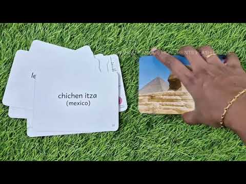 World Famous Monuments - Right Brain Flash Cards