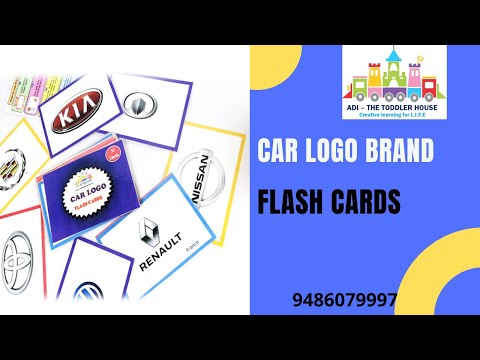 Car Logo Flash cards – Automobile brand cards