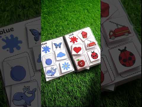 Colors Busy Book for Kids | Color Matching & Recognition Activity Book | Preschool Learning Toy Age 3+