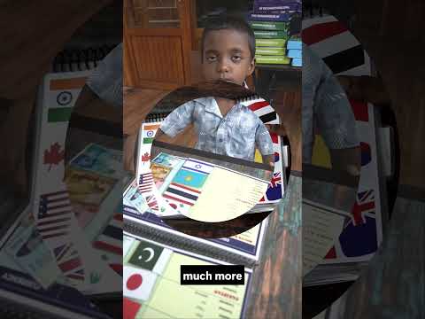 World Flags & Currencies Busy Book for Kids | Learn 40 Countries, Flags & Currencies | Reusable Montessori Activity Book
