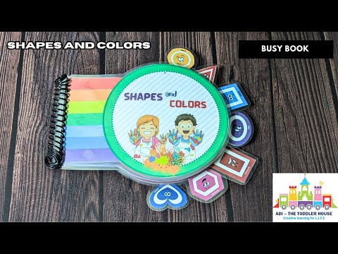 Shapes & Colors sorting busy book