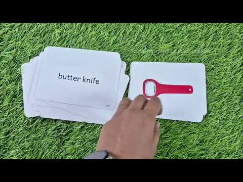 Kitchen Utensils - Right Brain Flash cards