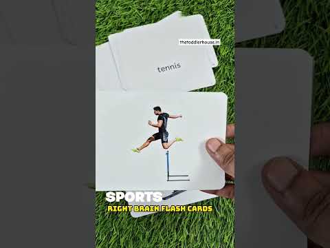 Sports - Right brain flash cards