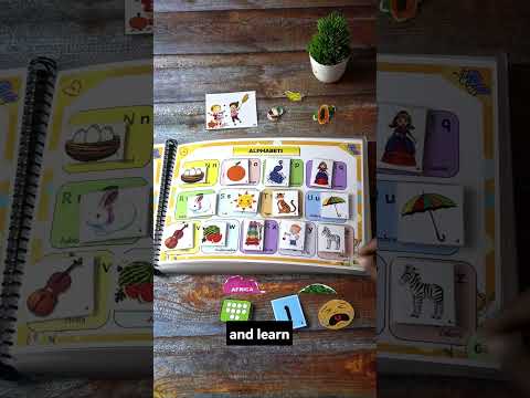 All-in-One Preschool Busy Book for Toddlers | 70 Learning Activities | Montessori Learning Book for Kids 1.5–4.5 Years