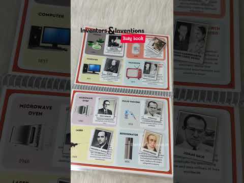 Inventor and Inventions Busy Book