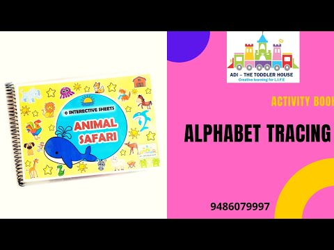 Animal safari activity book – Preschool busy book