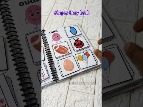 Shapes busy book