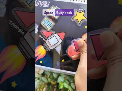 Space-themed Preschool Busy Book