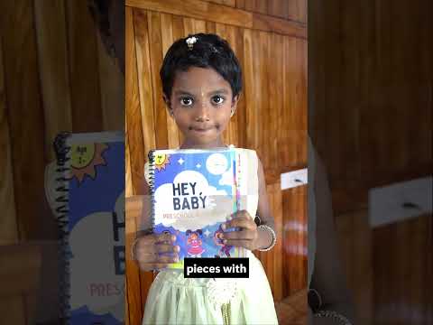 Hey Baby Preschool Busy Book | 20 Reusable Montessori Matching & Tracing Activities for Kids (Age 2–5 Years)