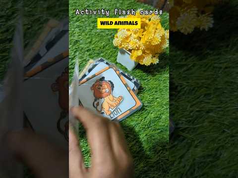 Wild Animals Activity Flash cards