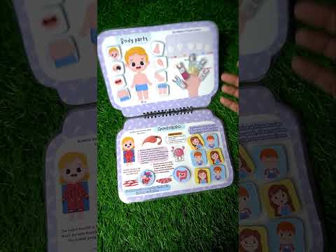 Human Anatomy Busy Book for Kids | Interactive Montessori Science Activity Book (Age 4–7)