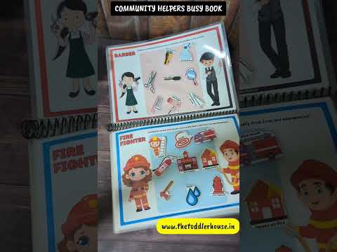 community helpers activity book