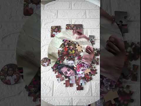 Personalized Photo Puzzle for Kids with Keychain & Fridge Magnet