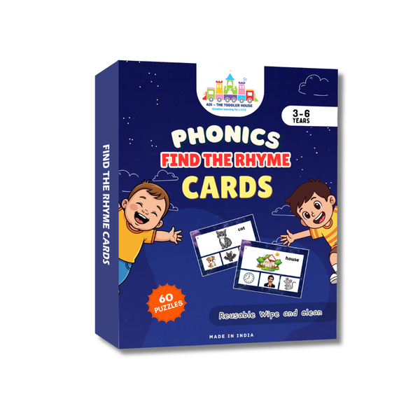 rhyming words cards for kids