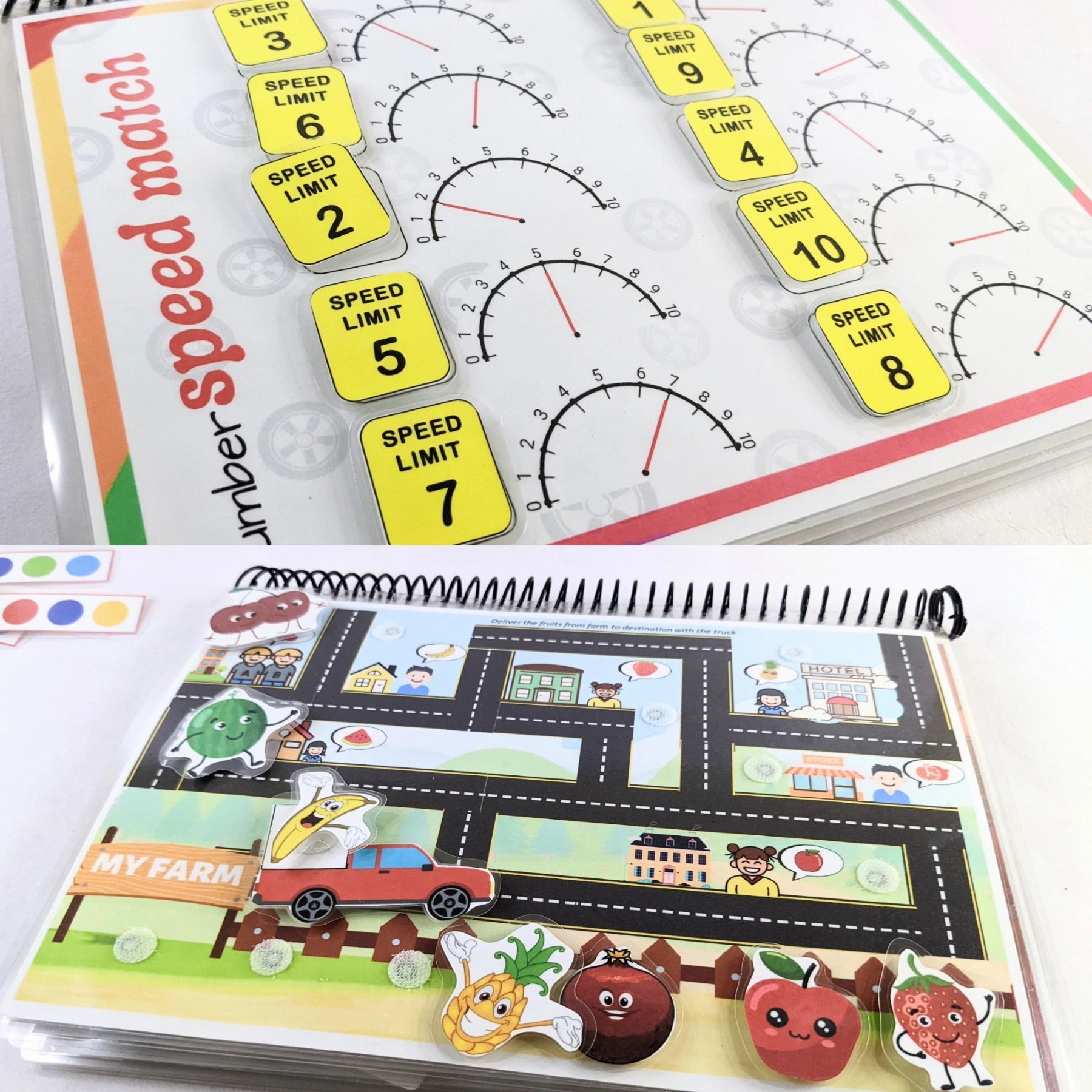 Busy Book with Numbers and Letters
