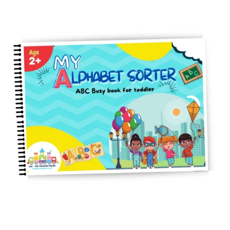 Interactive alphabet learning book for toddlers