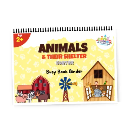 Animal shelter learning book for toddlers
