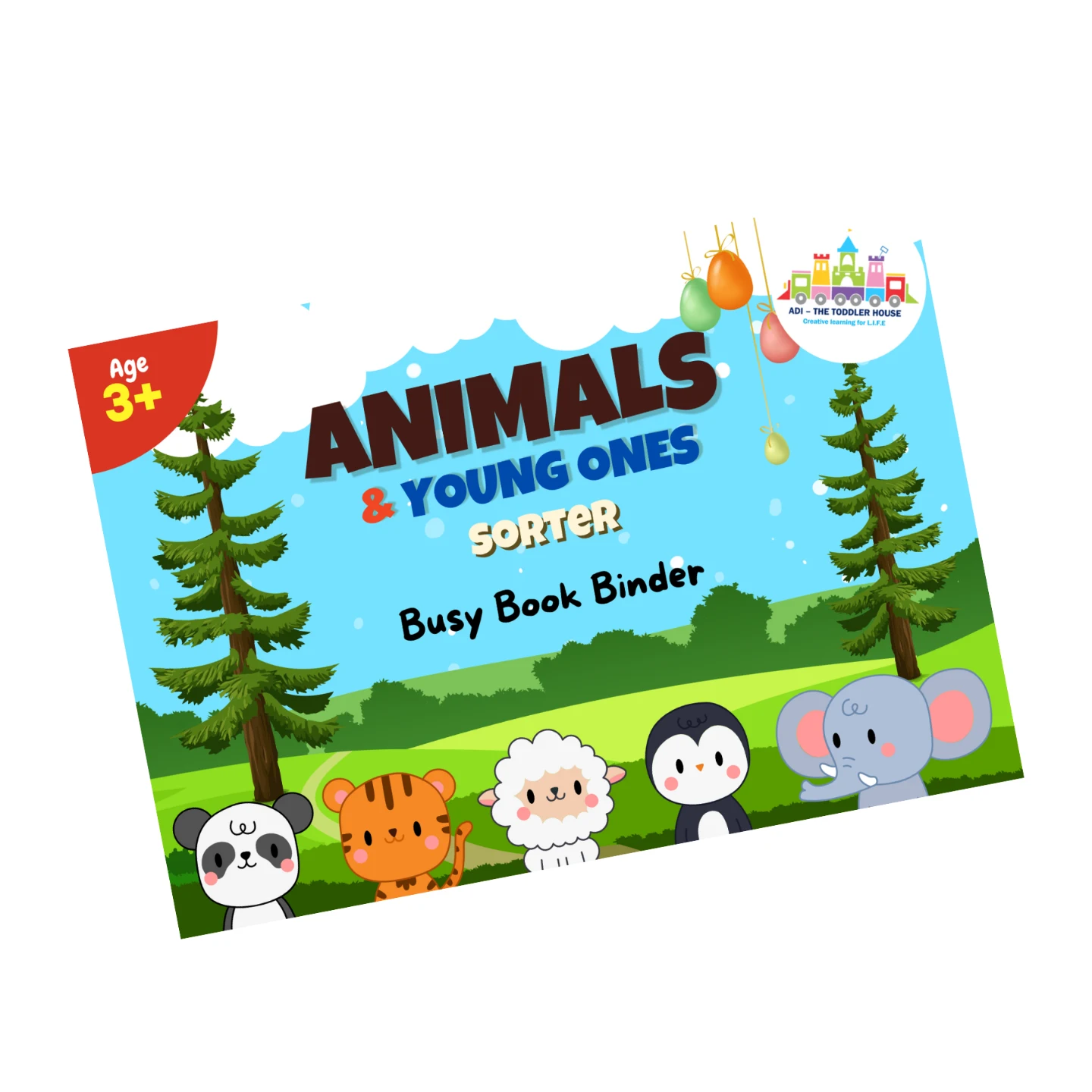 Animals and their Youngones -– A busy book binder – thetoddlerhouse