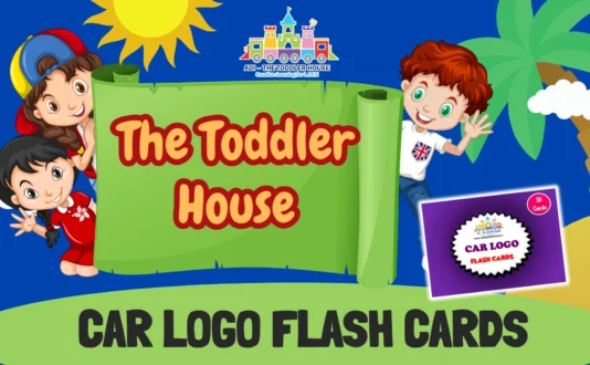 The toddler house logo car 