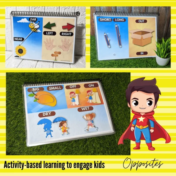 Water-proof and durable kids' activity book